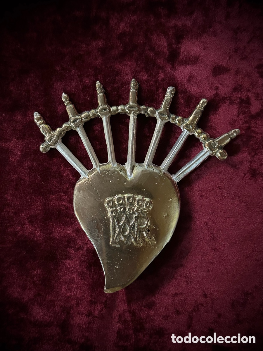 Antig&uuml;edades: Broche Coraz&oacute;n siete pu&ntilde;ales - Foto 1