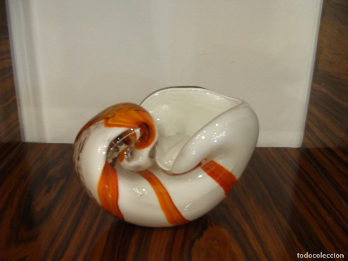 Antig&uuml;edades: Nautilus en cristal de Murano - Foto 1
