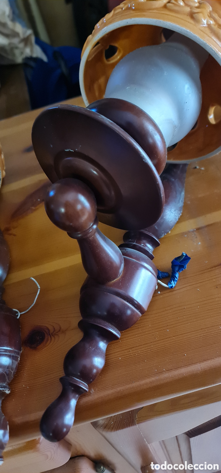 Antig&uuml;edades: Lamparas de pared antiguas - Foto 4