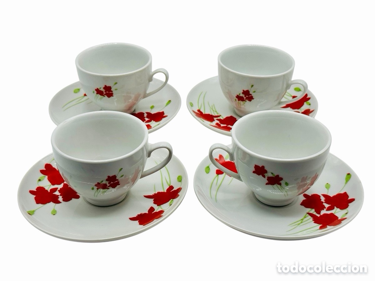 Antig&uuml;edades: Juego de caf&eacute; 4 servicios - Foto 1