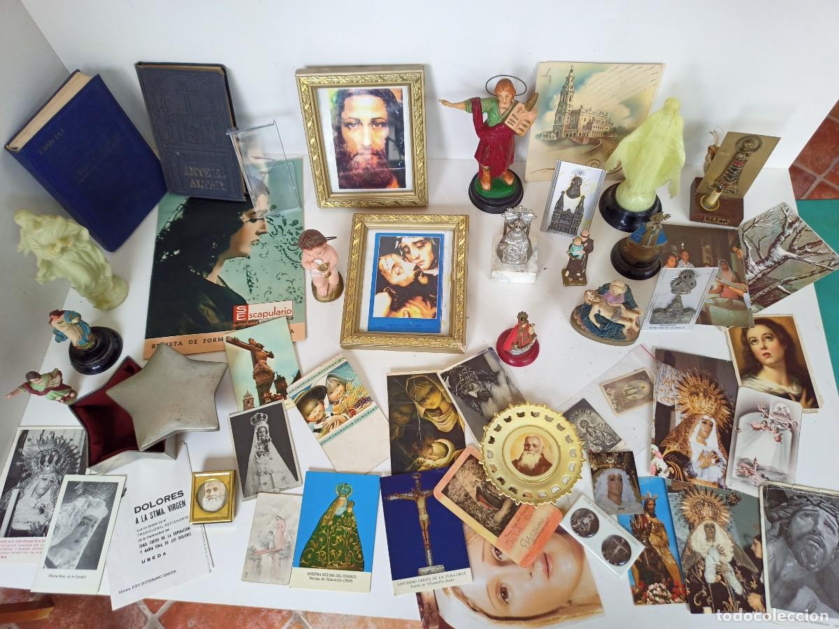 Antig&uuml;edades: Lote de art&iacute;culos religiosos - Foto 1