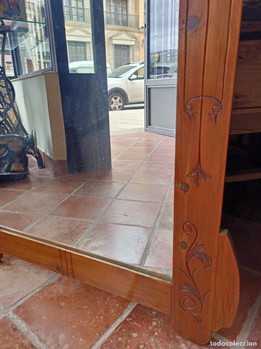 Antig&uuml;edades: Gran espejo de madera - Foto 3