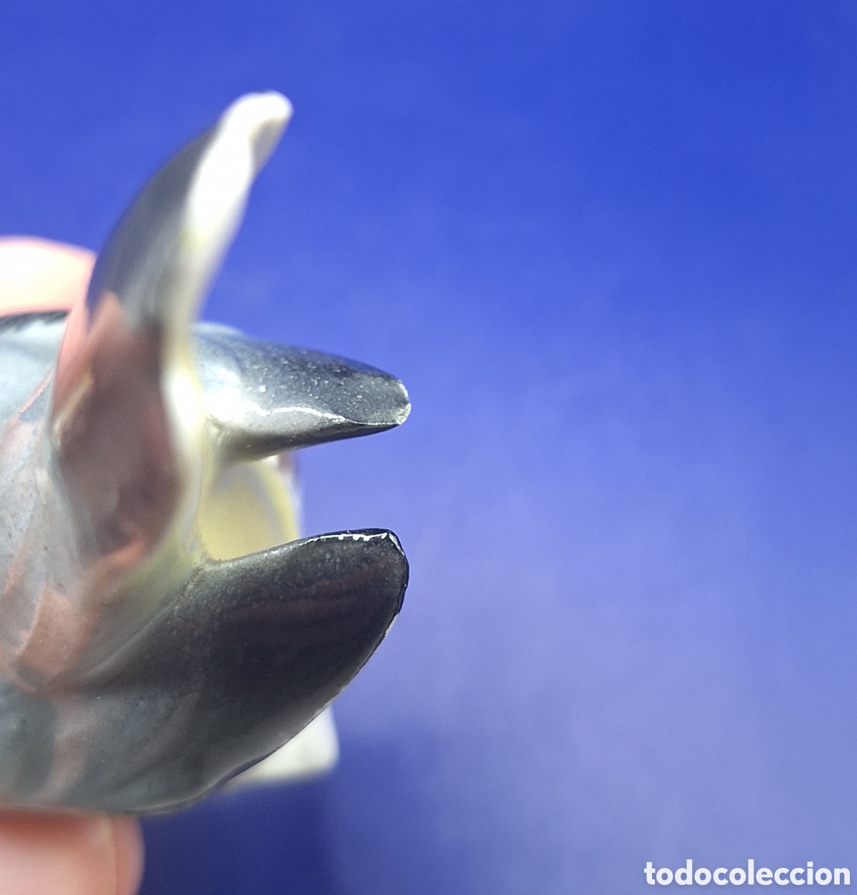 Antig&uuml;edades: Pajaro de Porcelana marca Hispania - Foto 16