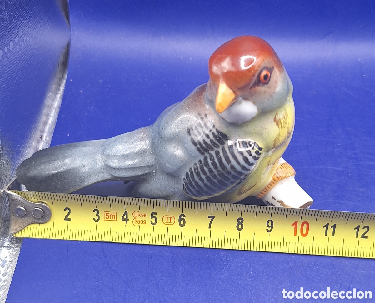 Antig&uuml;edades: Pajaro de Porcelana marca Hispania - Foto 18