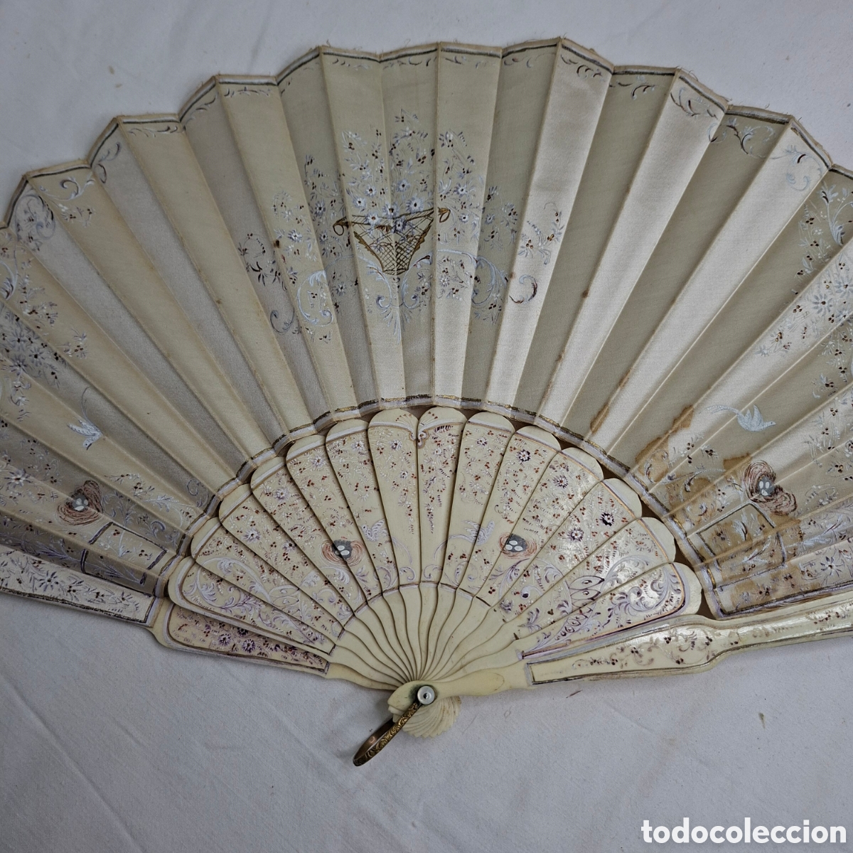 Antig&uuml;edades: Abanico del Siglo XIX para restaurar - Foto 16