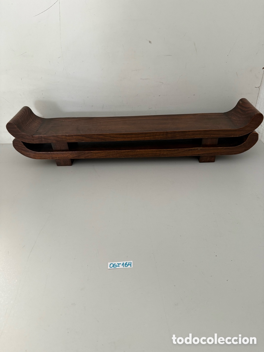 Antig&uuml;edades: tablas de servir Rommu de madera de acacia - Foto 3