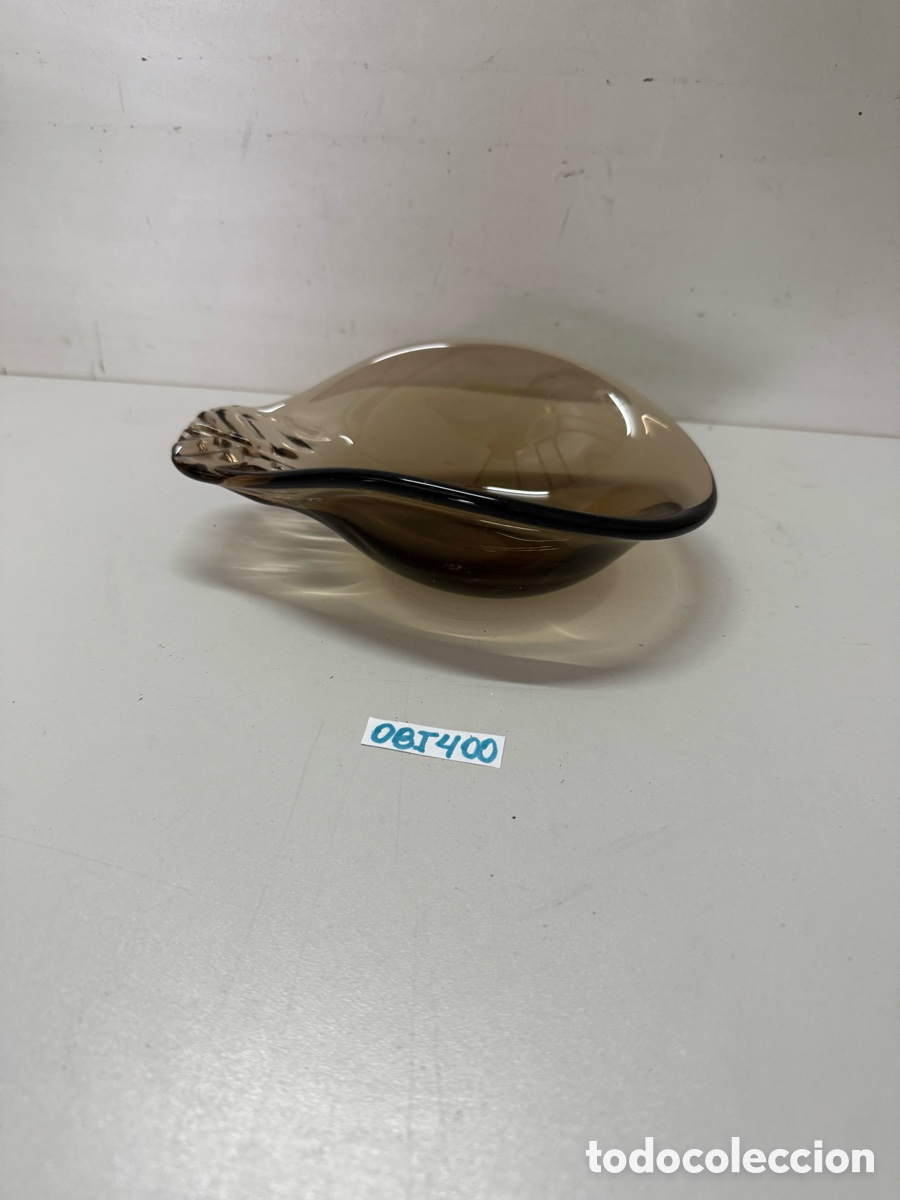 Antig&uuml;edades: Murano cenicero de cristal - Foto 1