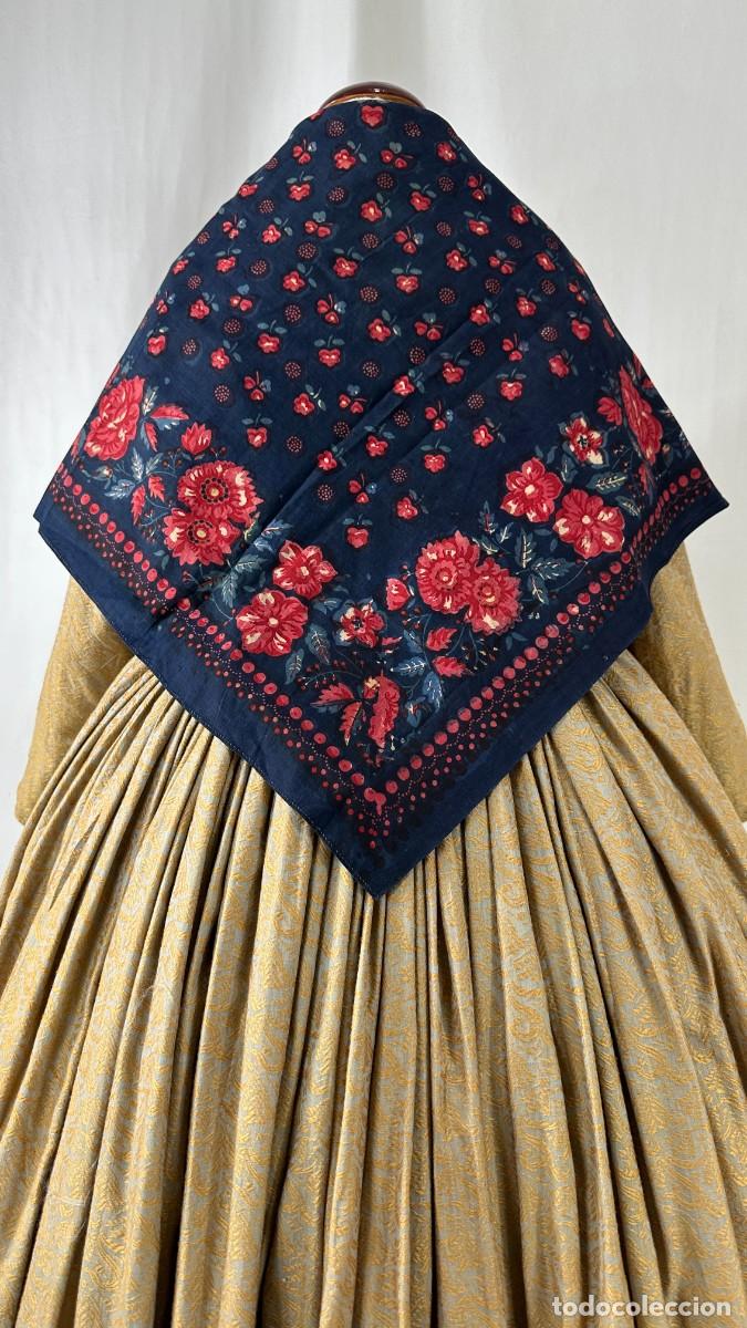 Antig&uuml;edades: Antiguo pa&ntilde;uelo de algod&oacute;n estampado - Foto 1