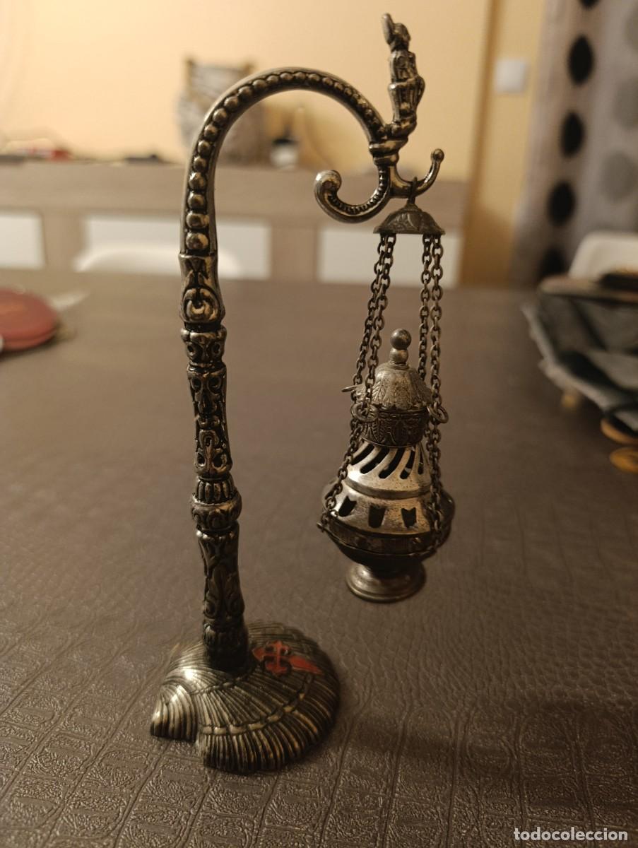 Antig&uuml;edades: Peque&ntilde;o botafumeiro de Santiago - Foto 1