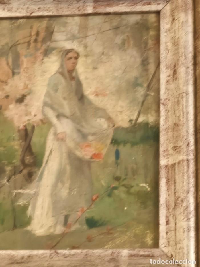 Antig&uuml;edades: Pintura Virgen Modernista