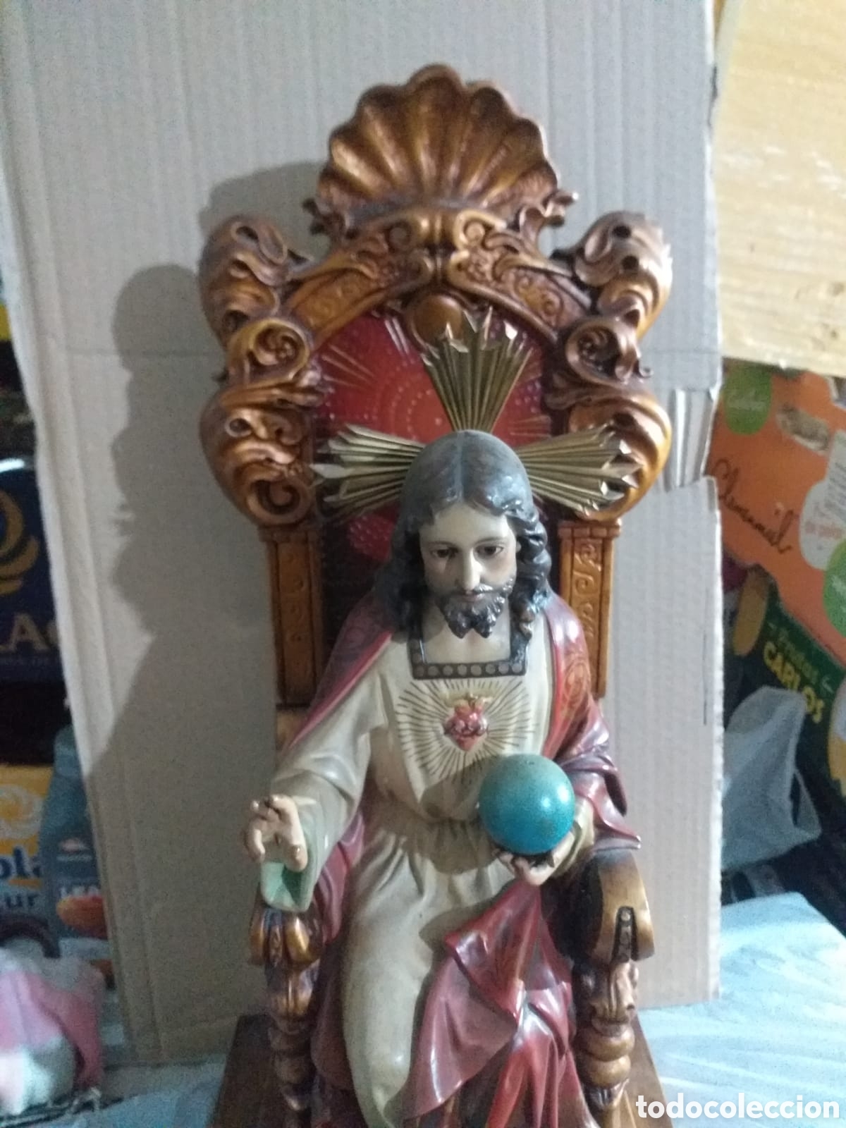 Antig&uuml;edades: CRISTO DE OLOT SIN PEANA - Foto 2