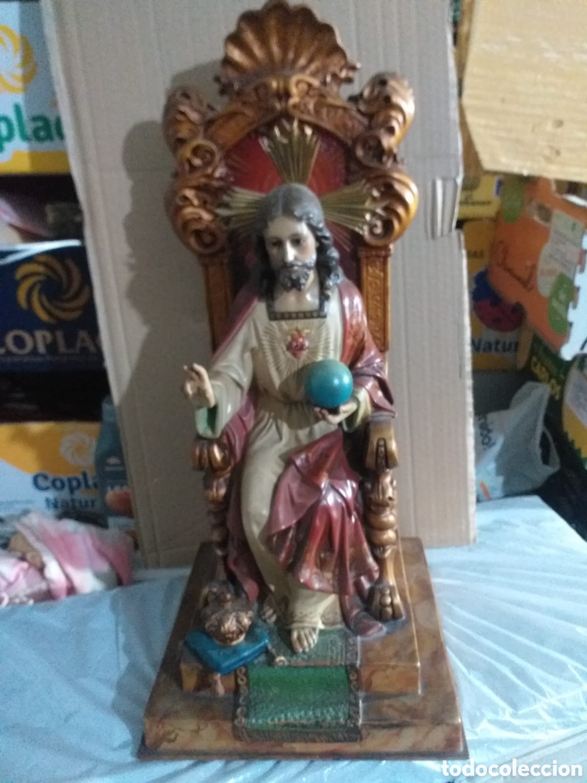 Antig&uuml;edades: CRISTO DE OLOT SIN PEANA - Foto 4