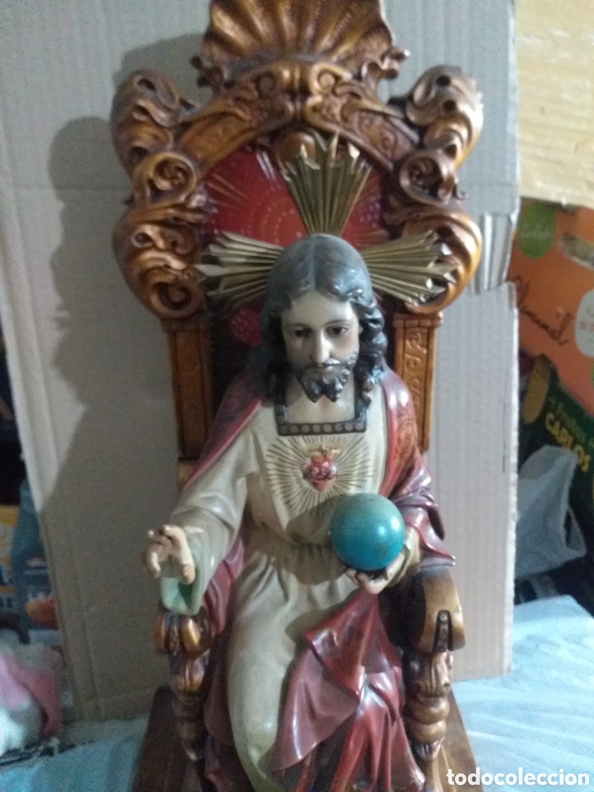 Antig&uuml;edades: CRISTO DE OLOT SIN PEANA - Foto 1