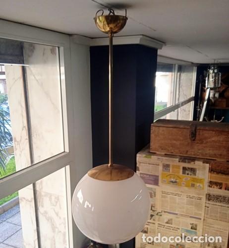 Antig&uuml;edades: L&aacute;mpara globo industrial - Foto 2