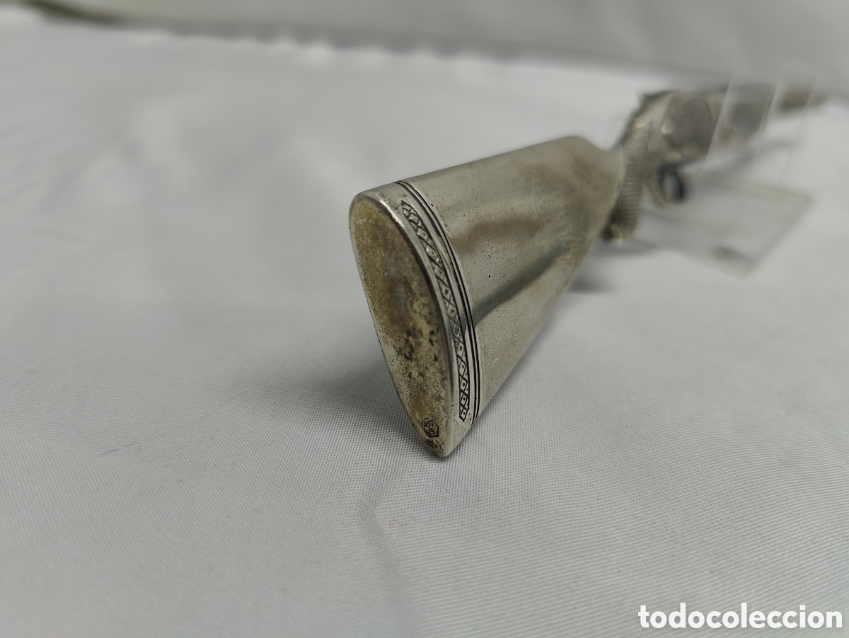 Antig&uuml;edades: ESCOPETA MINIATURA DE PLATA - Foto 19