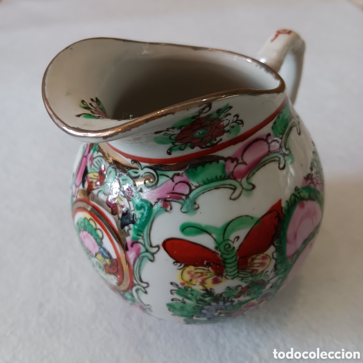 Antig&uuml;edades: Lechera macau patr&oacute;n floral - Foto 2