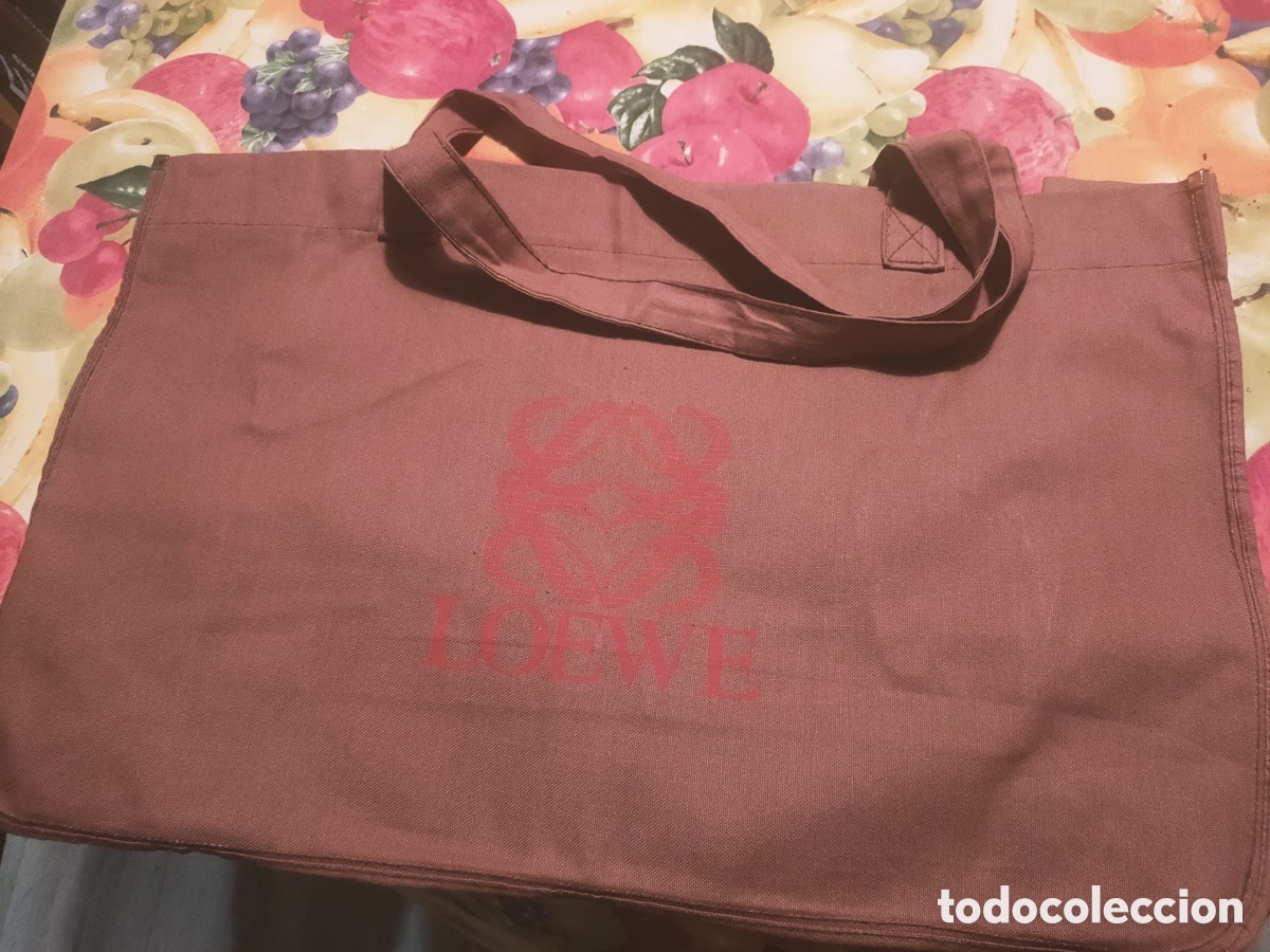 Antig&uuml;edades: Bols&oacute;n de lona Loewe - Foto 3