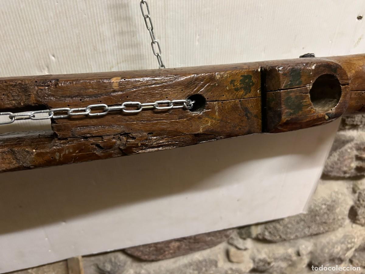 Antig&uuml;edades: Yugo de madera antiguo, grande - Foto 9