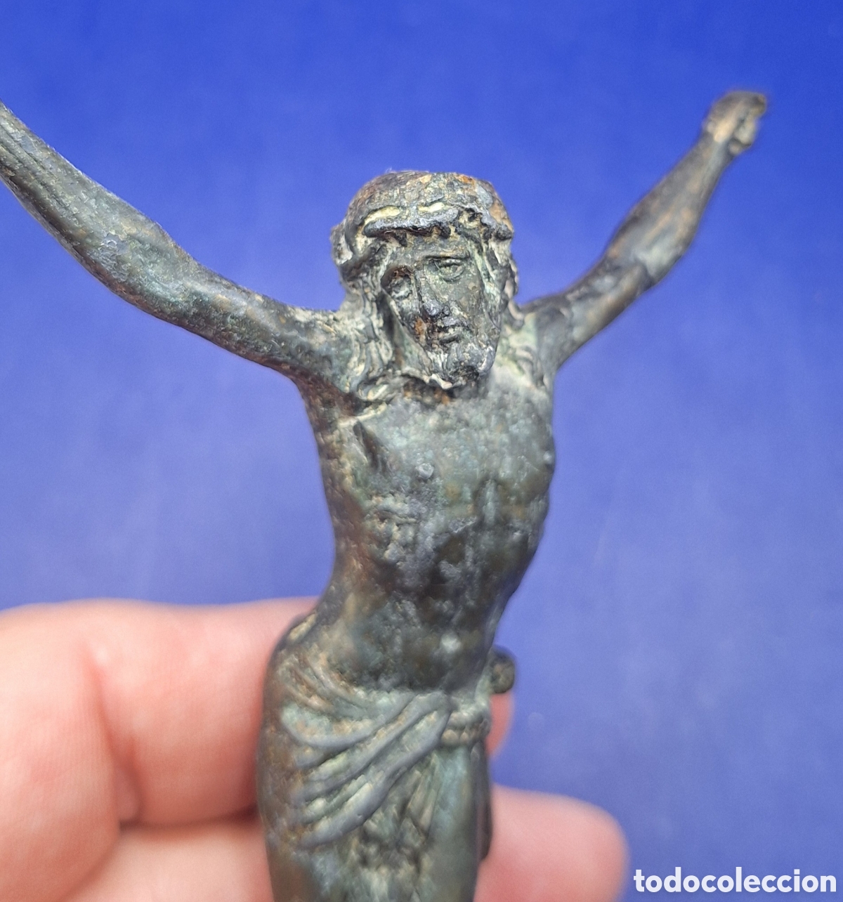 Antig&uuml;edades: Antiguo Cristo de Bronce - Foto 5
