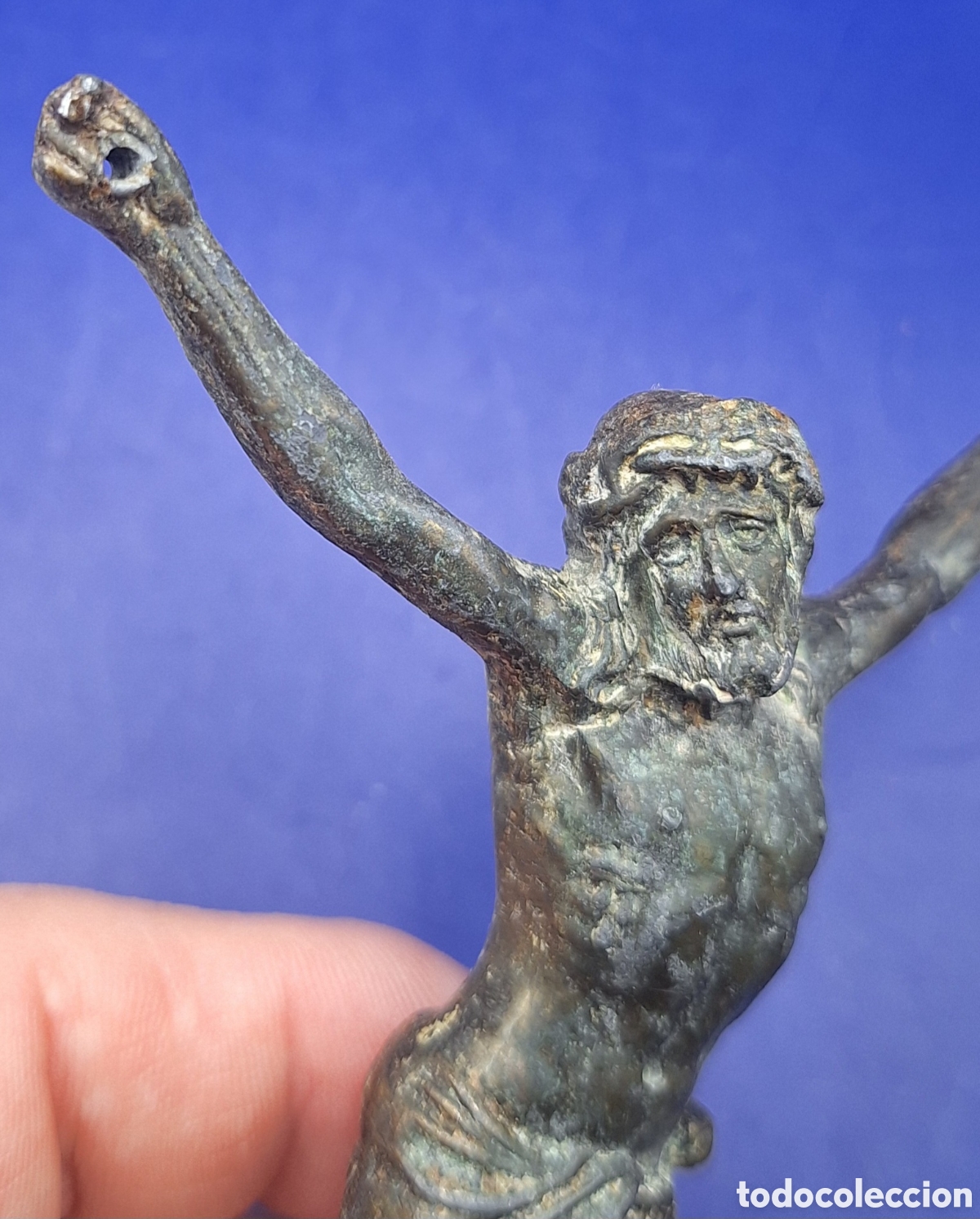 Antig&uuml;edades: Antiguo Cristo de Bronce - Foto 6