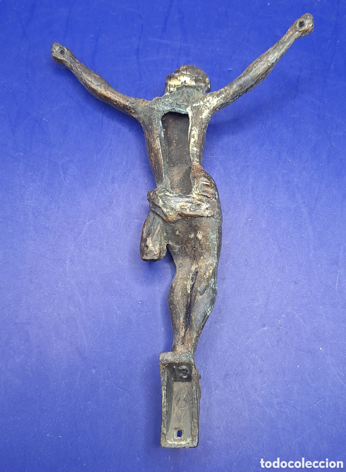Antig&uuml;edades: Antiguo Cristo de Bronce - Foto 12