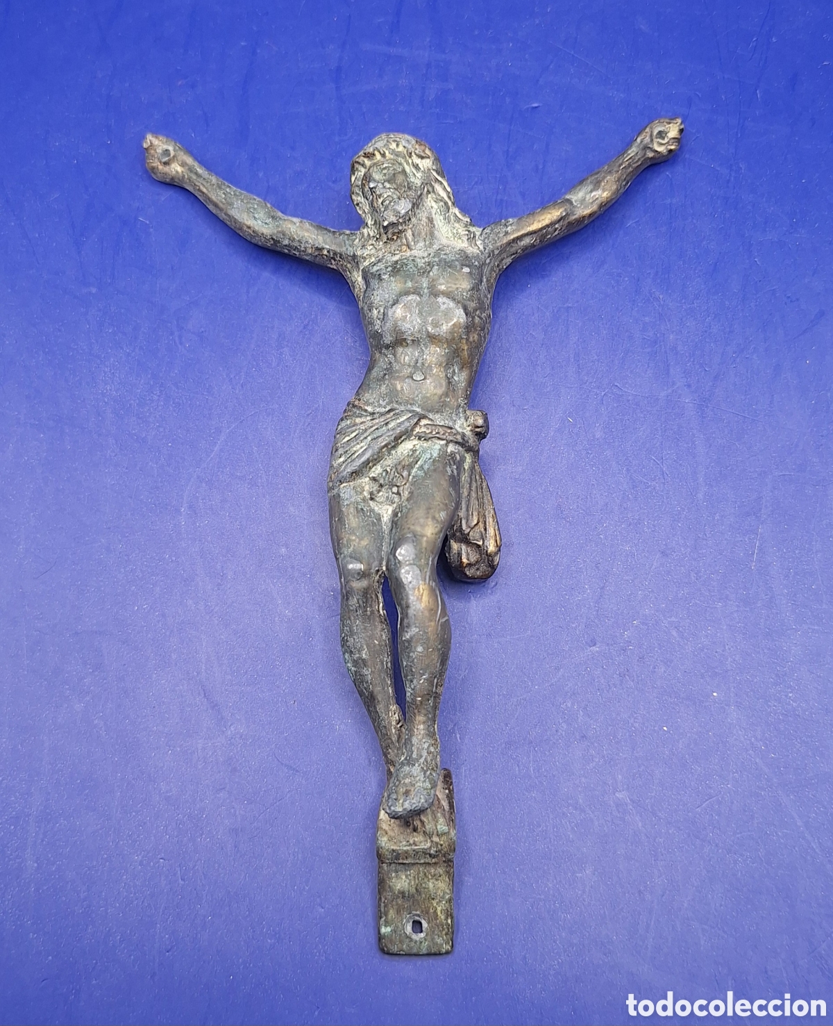 Antig&uuml;edades: Antiguo Cristo de Bronce - Foto 1