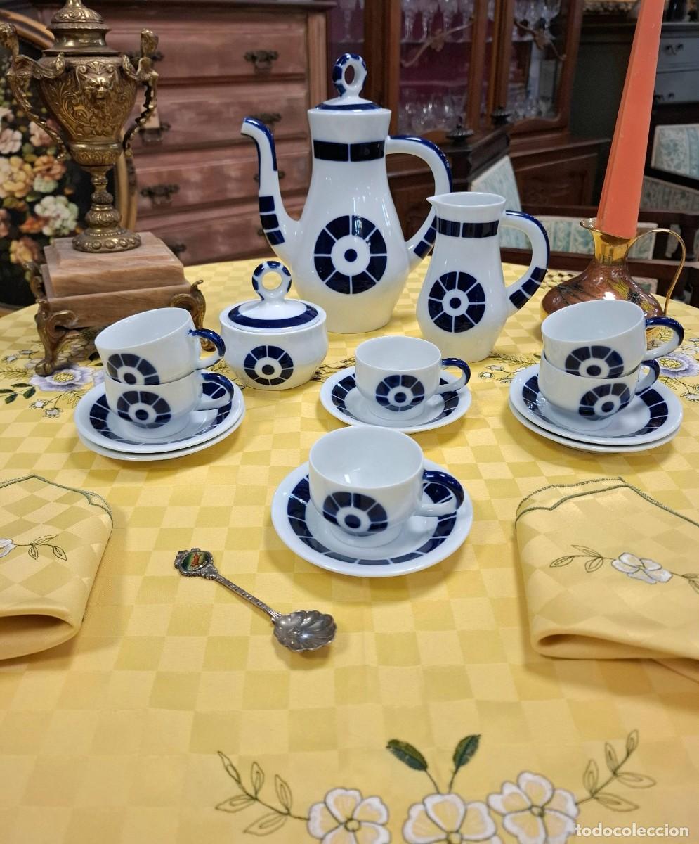 Antig&uuml;edades: Juego de caf&eacute; Coroa Sargadelos - Foto 1