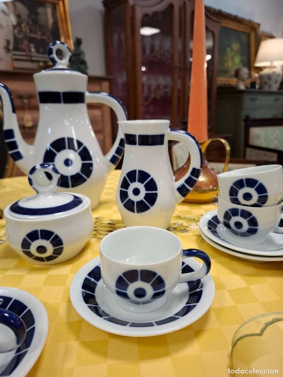 Antig&uuml;edades: Juego de caf&eacute; Coroa Sargadelos - Foto 2