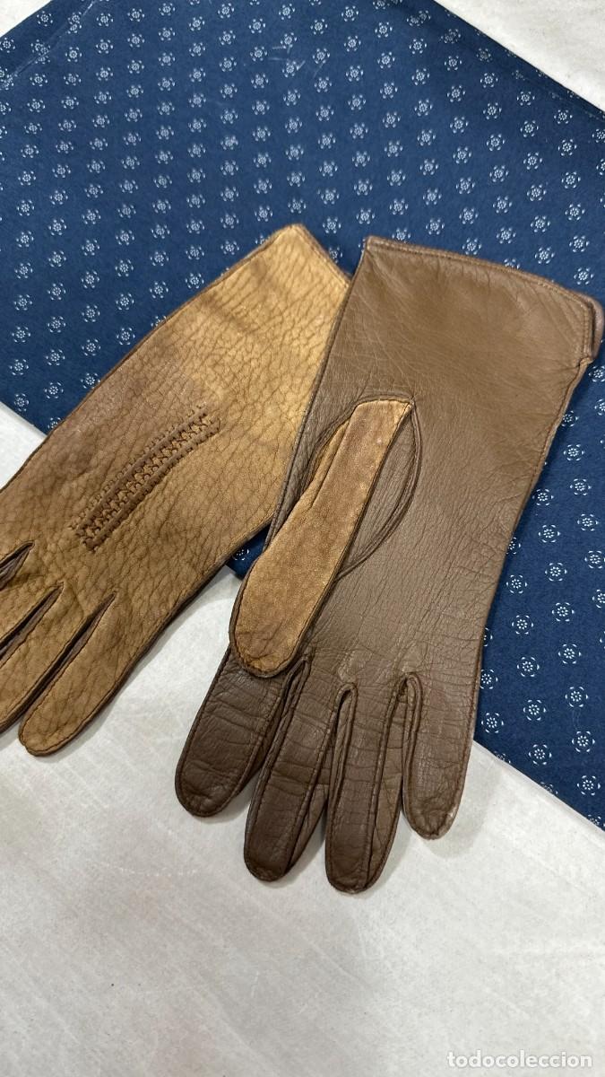 Antig&uuml;edades: Guantes de piel - Foto 7