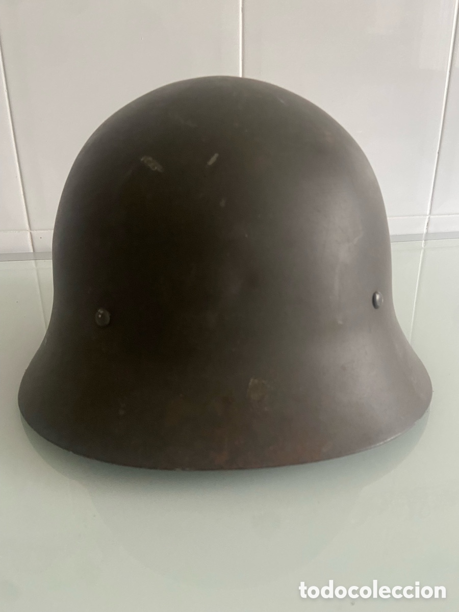 Antig&uuml;edades: Casco espa&ntilde;ol sueco M26 - Foto 2