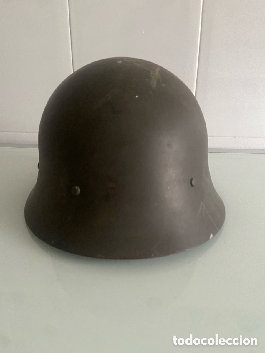 Antig&uuml;edades: Casco espa&ntilde;ol sueco M26 - Foto 4