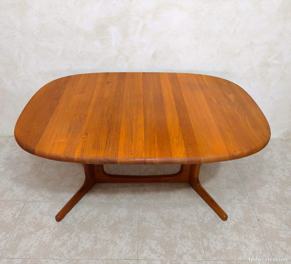 Antig&uuml;edades: MESA VINTAGE DE COMEDOR EXTENSIBLE GLOSTRUP - Foto 2