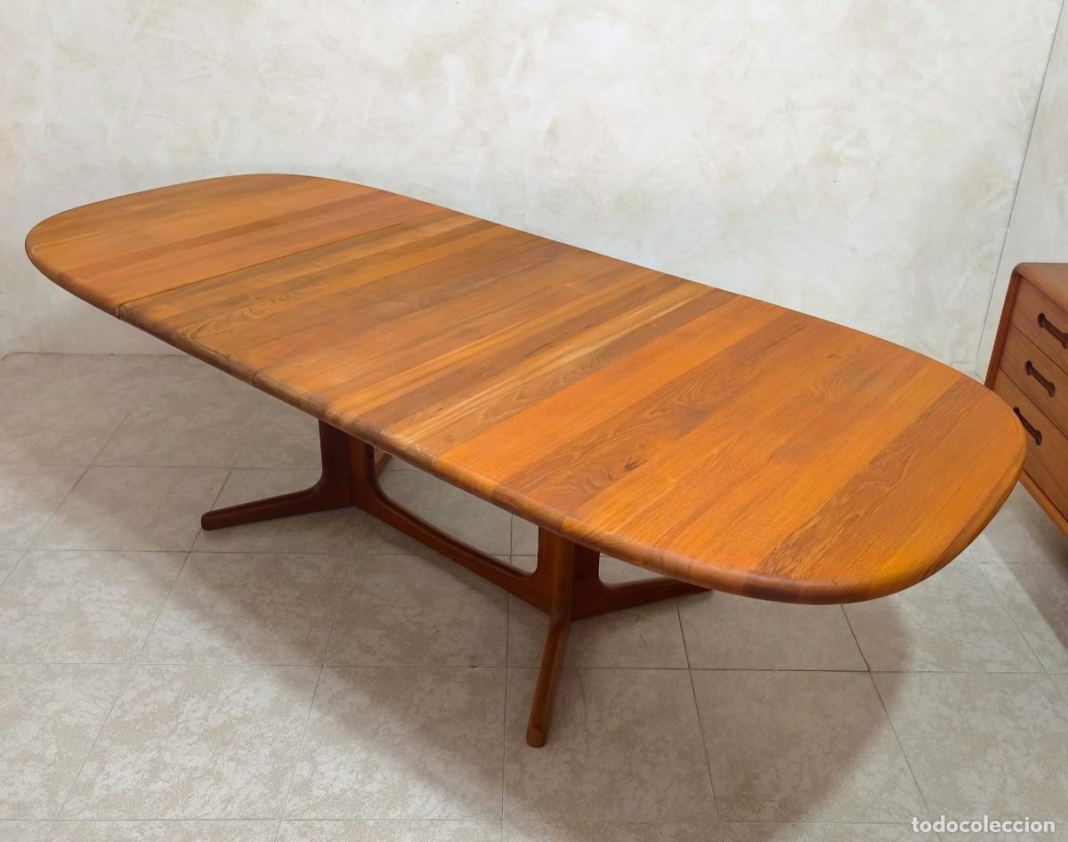 Antig&uuml;edades: MESA VINTAGE DE COMEDOR EXTENSIBLE GLOSTRUP - Foto 10