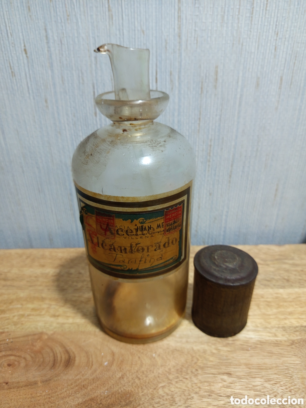 Antiguidades: Bote antiguo de farmacia raro