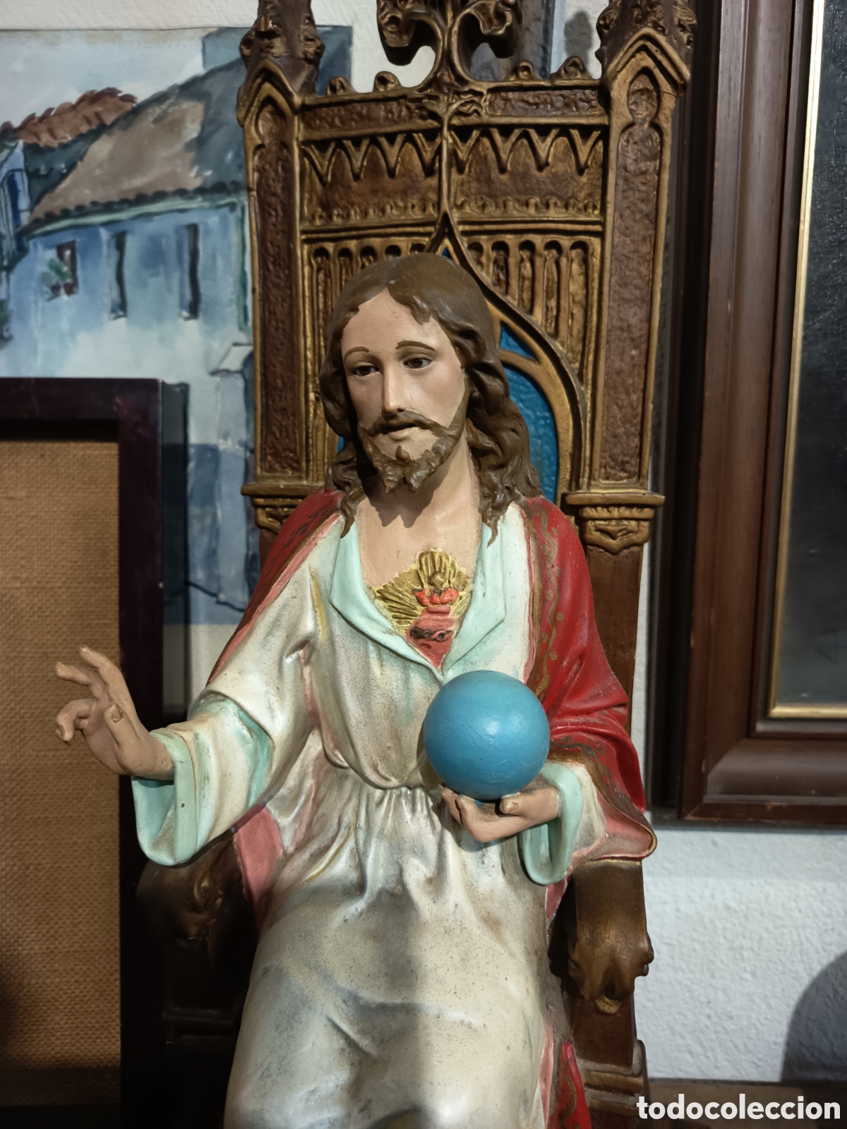 Antig&uuml;edades: Coraz&oacute;n de Jes&uacute;s. Realizado el Olot - Foto 2