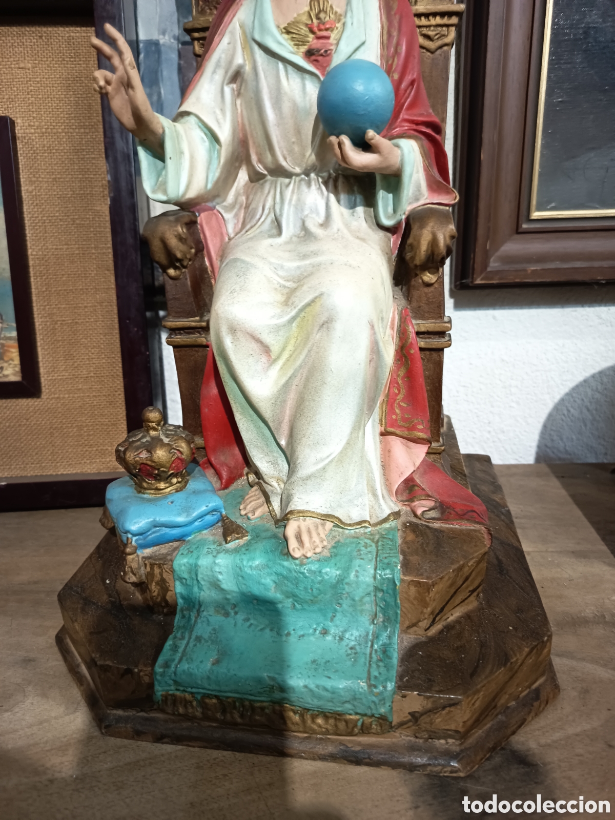 Antig&uuml;edades: Coraz&oacute;n de Jes&uacute;s. Realizado el Olot - Foto 3