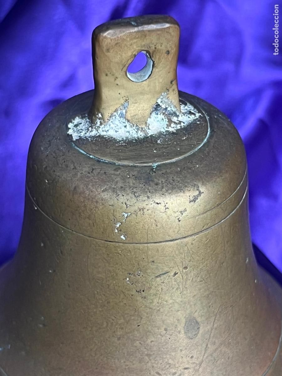 Antig&uuml;edades: ANTIGUA CAMPANA EN BRONCE - Foto 4