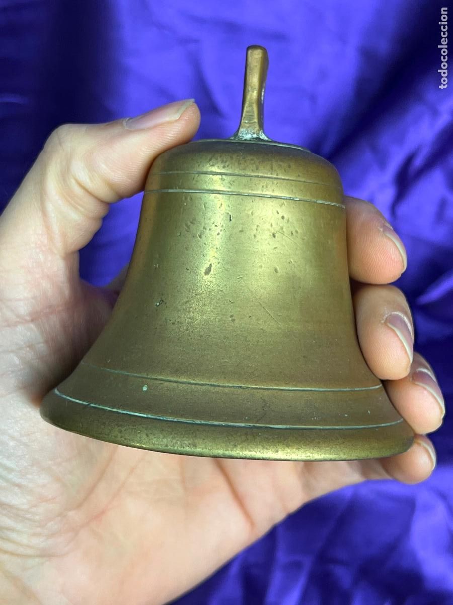 Antig&uuml;edades: ANTIGUA CAMPANA EN BRONCE - Foto 6