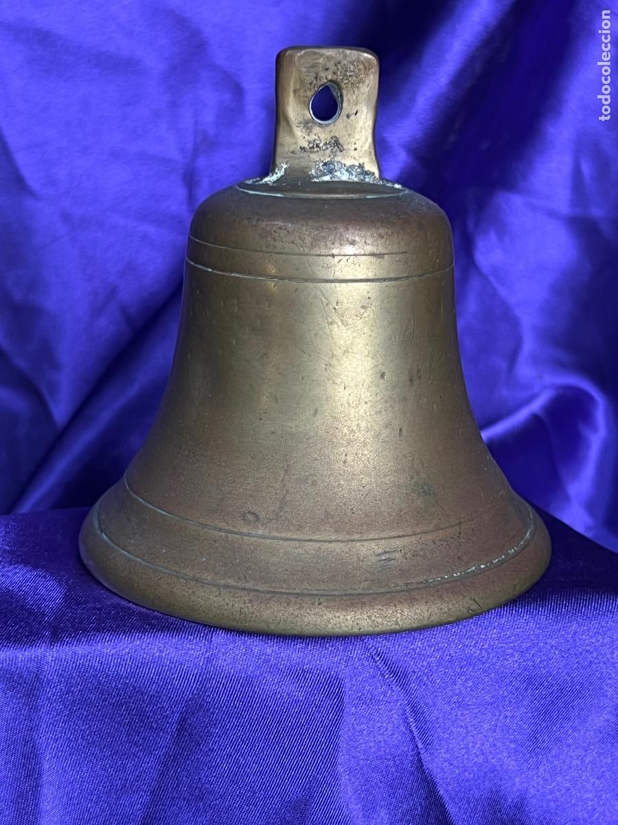 Antig&uuml;edades: ANTIGUA CAMPANA EN BRONCE - Foto 1