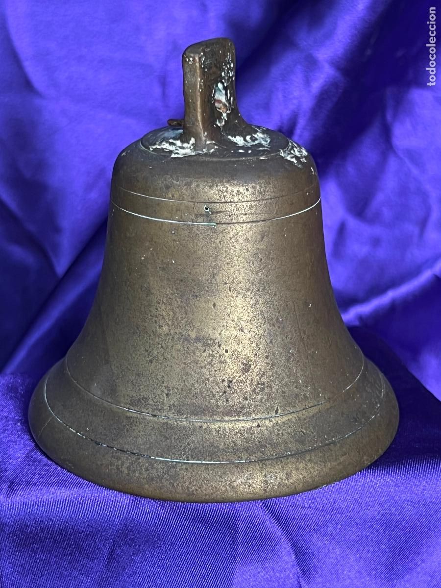 Antig&uuml;edades: ANTIGUA CAMPANA EN BRONCE - Foto 4