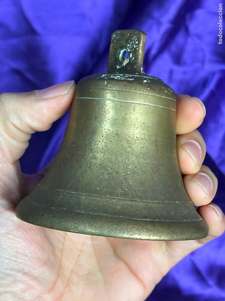 Antig&uuml;edades: ANTIGUA CAMPANA EN BRONCE - Foto 5
