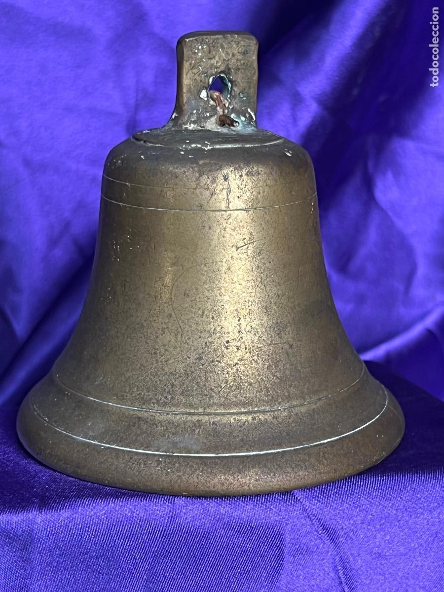 Antig&uuml;edades: ANTIGUA CAMPANA EN BRONCE - Foto 1
