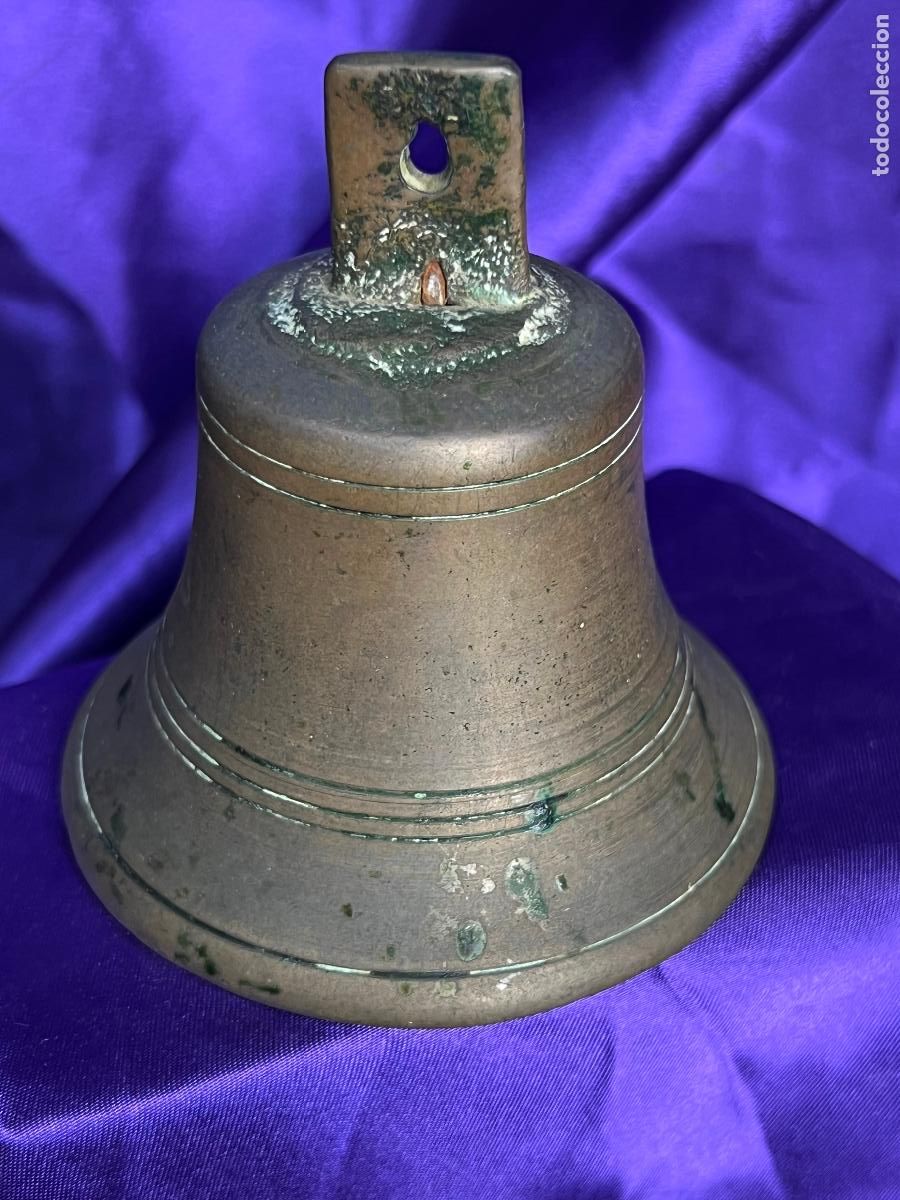 Antig&uuml;edades: ANTIGUO CAMPANA EN BRONCE - Foto 2