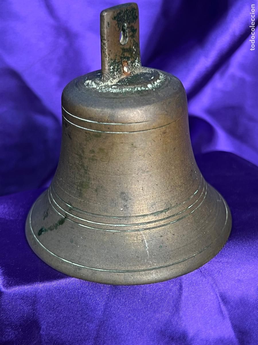 Antig&uuml;edades: ANTIGUO CAMPANA EN BRONCE - Foto 3