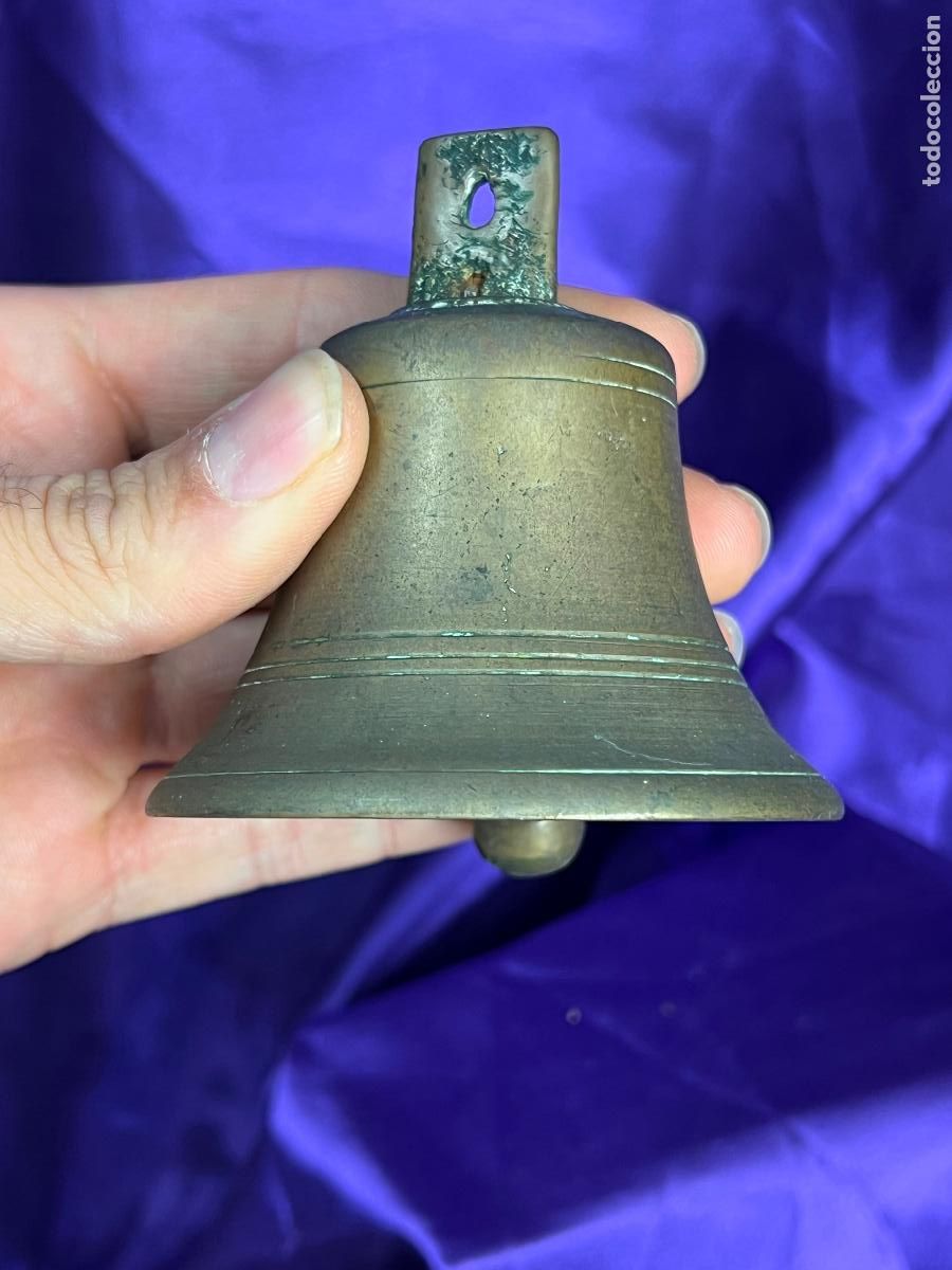 Antig&uuml;edades: ANTIGUO CAMPANA EN BRONCE - Foto 6