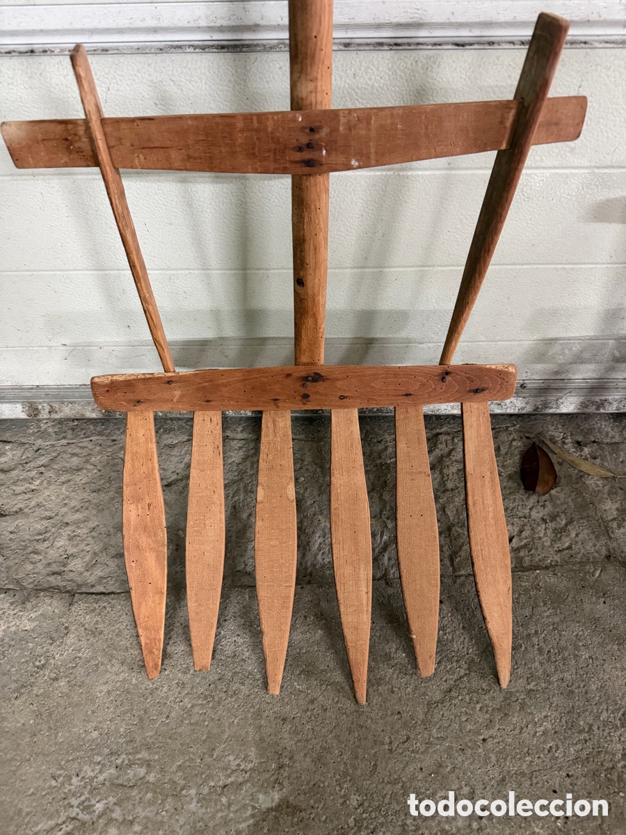 Antig&uuml;edades: Horcas de madera para paja - Foto 2