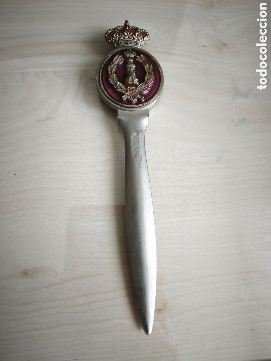 Antig&uuml;edades: Abrecartas Regimiento de Movilizaci&oacute;n y pr&aacute;cticas de ferrocarriles