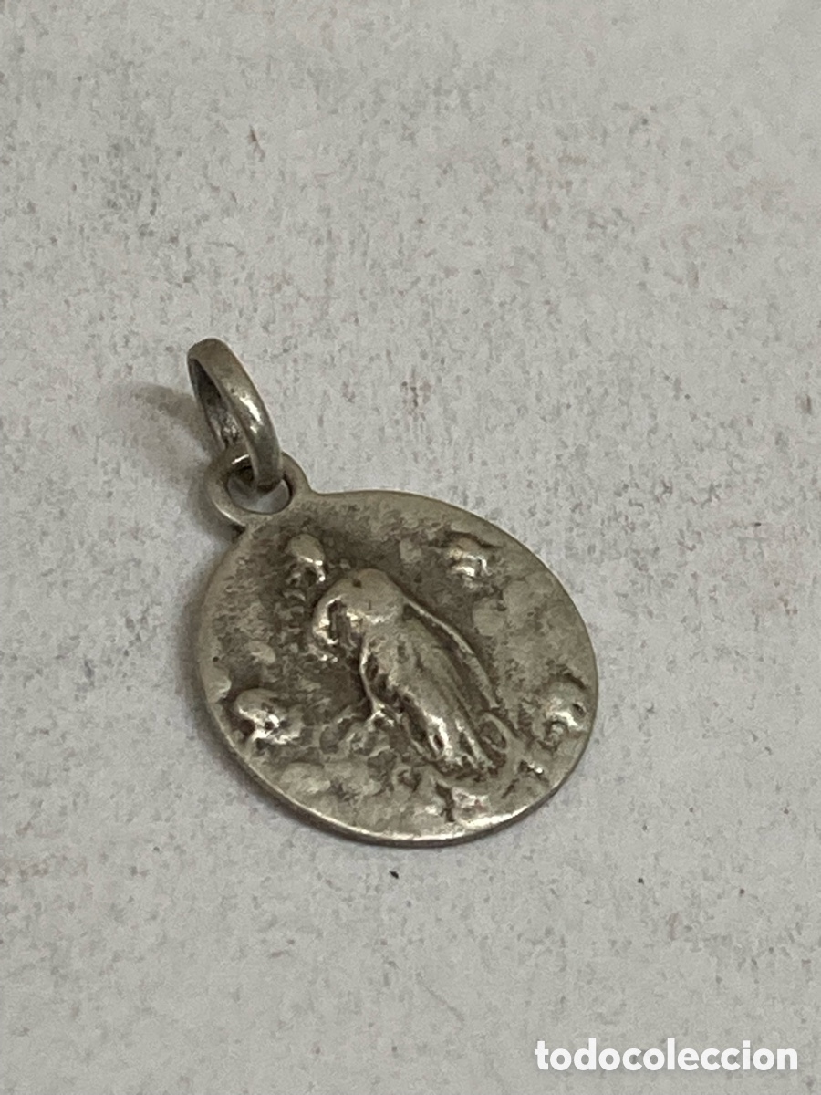 Antig&uuml;edades: Medalla de plata religiosa C517 - Foto 1