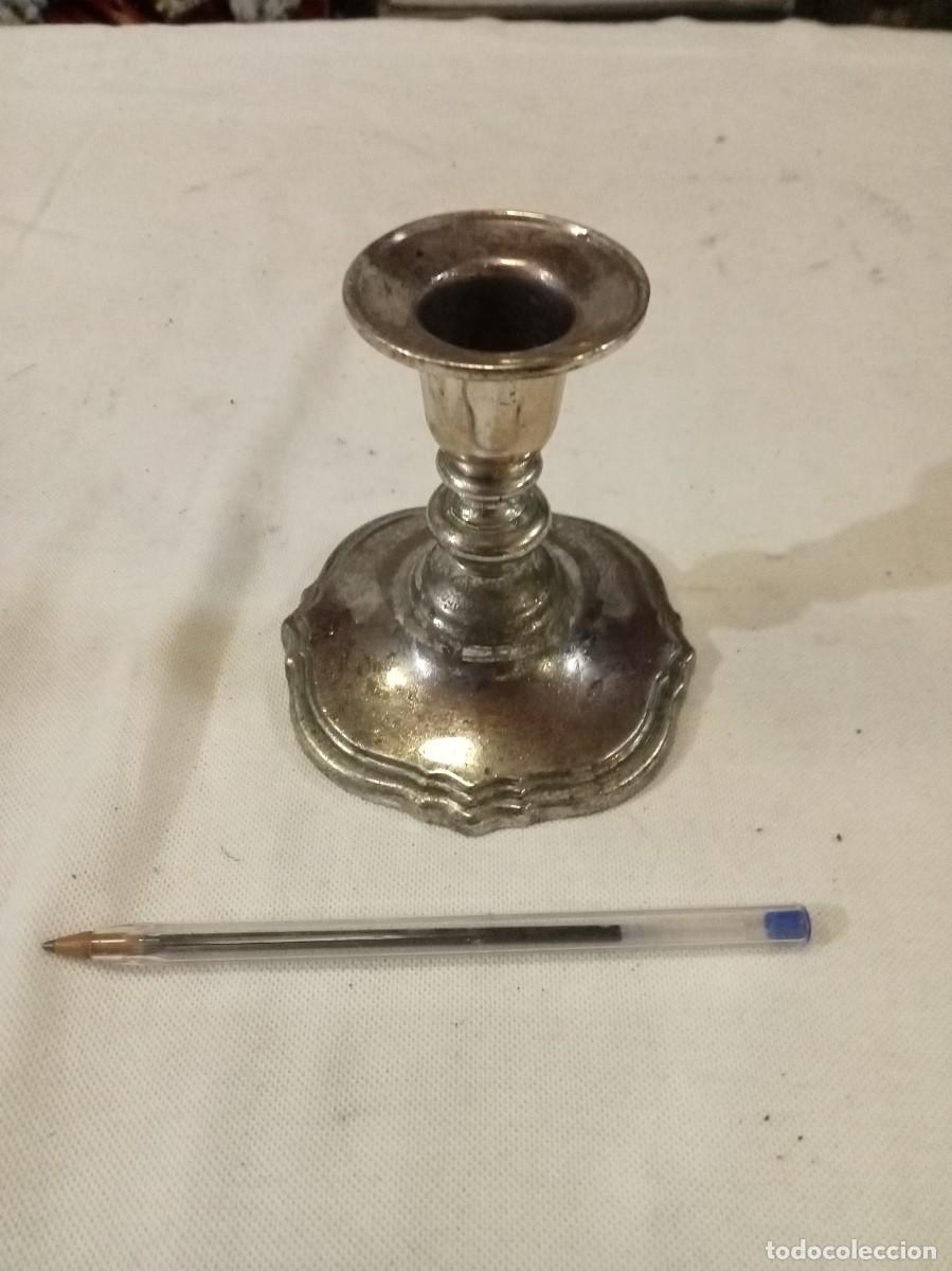 Antig&uuml;edades: Antiguo Candelabro Plateado - Foto 3