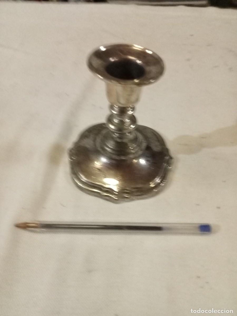 Antig&uuml;edades: Antiguo Candelabro Plateado - Foto 4